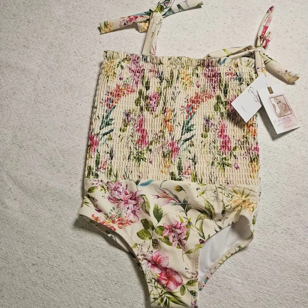 Jessica Simpson Girls Size 6 NWT 2 Swimsuit Cover Up Sets UPF 50 Beach Bundle